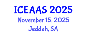International Conference on Economic and Administrative Sciences (ICEAAS) November 15, 2025 - Jeddah, Saudi Arabia