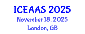 International Conference on Economic and Administrative Sciences (ICEAAS) November 18, 2025 - London, United Kingdom