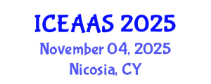 International Conference on Economic and Administrative Sciences (ICEAAS) November 04, 2025 - Nicosia, Cyprus