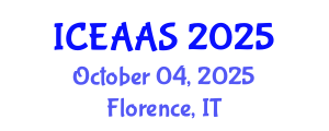 International Conference on Economic and Administrative Sciences (ICEAAS) October 04, 2025 - Florence, Italy