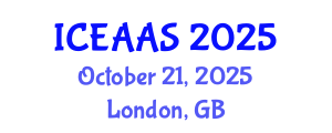 International Conference on Economic and Administrative Sciences (ICEAAS) October 21, 2025 - London, United Kingdom