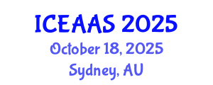 International Conference on Economic and Administrative Sciences (ICEAAS) October 18, 2025 - Sydney, Australia