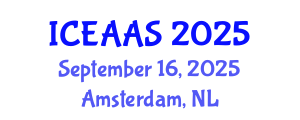 International Conference on Economic and Administrative Sciences (ICEAAS) September 16, 2025 - Amsterdam, Netherlands