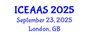 International Conference on Economic and Administrative Sciences (ICEAAS) September 23, 2025 - London, United Kingdom