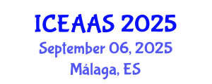 International Conference on Economic and Administrative Sciences (ICEAAS) September 06, 2025 - Málaga, Spain