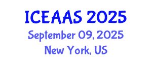 International Conference on Economic and Administrative Sciences (ICEAAS) September 09, 2025 - New York, United States