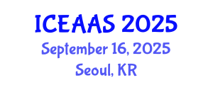 International Conference on Economic and Administrative Sciences (ICEAAS) September 16, 2025 - Seoul, Republic of Korea