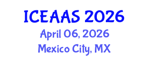 International Conference on Economic and Administrative Sciences (ICEAAS) April 06, 2026 - Mexico City, Mexico International Conference on Economic and Administrative Sciences (ICEAAS) April 06, 2026 - Mexico City, Mexico