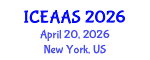 International Conference on Economic and Administrative Sciences (ICEAAS) April 20, 2026 - New York, United States International Conference on Economic and Administrative Sciences (ICEAAS) April 20, 2026 - New York, United States