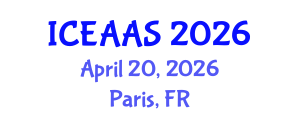 International Conference on Economic and Administrative Sciences (ICEAAS) April 20, 2026 - Paris, France