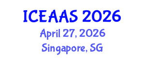 International Conference on Economic and Administrative Sciences (ICEAAS) April 27, 2026 - Singapore, Singapore International Conference on Economic and Administrative Sciences (ICEAAS) April 27, 2026 - Singapore, Singapore
