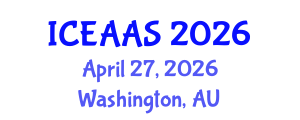 International Conference on Economic and Administrative Sciences (ICEAAS) April 27, 2026 - Washington, Australia International Conference on Economic and Administrative Sciences (ICEAAS) April 27, 2026 - Washington, Australia