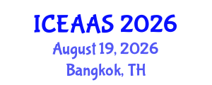 International Conference on Economic and Administrative Sciences (ICEAAS) August 19, 2026 - Bangkok, Thailand International Conference on Economic and Administrative Sciences (ICEAAS) August 19, 2026 - Bangkok, Thailand