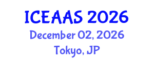 International Conference on Economic and Administrative Sciences (ICEAAS) December 02, 2026 - Tokyo, Japan International Conference on Economic and Administrative Sciences (ICEAAS) December 02, 2026 - Tokyo, Japan