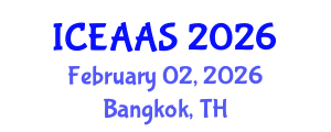 International Conference on Economic and Administrative Sciences (ICEAAS) February 02, 2026 - Bangkok, Thailand International Conference on Economic and Administrative Sciences (ICEAAS) February 02, 2026 - Bangkok, Thailand