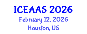 International Conference on Economic and Administrative Sciences (ICEAAS) February 12, 2026 - Houston, United States International Conference on Economic and Administrative Sciences (ICEAAS) February 12, 2026 - Houston, United States