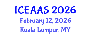 International Conference on Economic and Administrative Sciences (ICEAAS) February 12, 2026 - Kuala Lumpur, Malaysia International Conference on Economic and Administrative Sciences (ICEAAS) February 12, 2026 - Kuala Lumpur, Malaysia