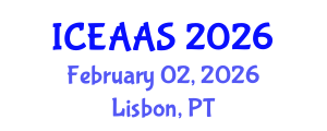 International Conference on Economic and Administrative Sciences (ICEAAS) February 02, 2026 - Lisbon, Portugal International Conference on Economic and Administrative Sciences (ICEAAS) February 02, 2026 - Lisbon, Portugal