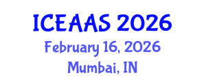 International Conference on Economic and Administrative Sciences (ICEAAS) February 16, 2026 - Mumbai, India International Conference on Economic and Administrative Sciences (ICEAAS) February 16, 2026 - Mumbai, India