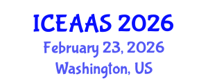 International Conference on Economic and Administrative Sciences (ICEAAS) February 23, 2026 - Washington, United States International Conference on Economic and Administrative Sciences (ICEAAS) February 23, 2026 - Washington, United States