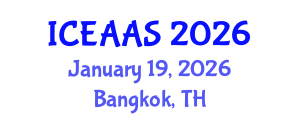International Conference on Economic and Administrative Sciences (ICEAAS) January 19, 2026 - Bangkok, Thailand International Conference on Economic and Administrative Sciences (ICEAAS) January 19, 2026 - Bangkok, Thailand