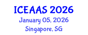 International Conference on Economic and Administrative Sciences (ICEAAS) January 05, 2026 - Singapore, Singapore International Conference on Economic and Administrative Sciences (ICEAAS) January 05, 2026 - Singapore, Singapore