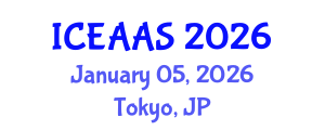 International Conference on Economic and Administrative Sciences (ICEAAS) January 05, 2026 - Tokyo, Japan International Conference on Economic and Administrative Sciences (ICEAAS) January 05, 2026 - Tokyo, Japan