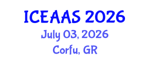 International Conference on Economic and Administrative Sciences (ICEAAS) July 03, 2026 - Corfu, Greece International Conference on Economic and Administrative Sciences (ICEAAS) July 03, 2026 - Corfu, Greece