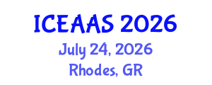 International Conference on Economic and Administrative Sciences (ICEAAS) July 24, 2026 - Rhodes, Greece