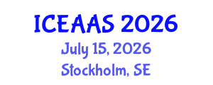 International Conference on Economic and Administrative Sciences (ICEAAS) July 15, 2026 - Stockholm, Sweden International Conference on Economic and Administrative Sciences (ICEAAS) July 15, 2026 - Stockholm, Sweden