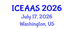 International Conference on Economic and Administrative Sciences (ICEAAS) July 17, 2026 - Washington, United States International Conference on Economic and Administrative Sciences (ICEAAS) July 17, 2026 - Washington, United States