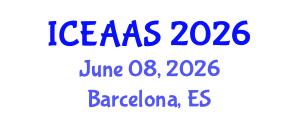 International Conference on Economic and Administrative Sciences (ICEAAS) June 08, 2026 - Barcelona, Spain International Conference on Economic and Administrative Sciences (ICEAAS) June 08, 2026 - Barcelona, Spain