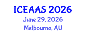 International Conference on Economic and Administrative Sciences (ICEAAS) June 29, 2026 - Melbourne, Australia International Conference on Economic and Administrative Sciences (ICEAAS) June 29, 2026 - Melbourne, Australia