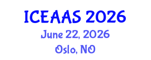 International Conference on Economic and Administrative Sciences (ICEAAS) June 22, 2026 - Oslo, Norway International Conference on Economic and Administrative Sciences (ICEAAS) June 22, 2026 - Oslo, Norway