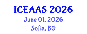 International Conference on Economic and Administrative Sciences (ICEAAS) June 01, 2026 - Sofia, Bulgaria International Conference on Economic and Administrative Sciences (ICEAAS) June 01, 2026 - Sofia, Bulgaria