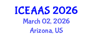 International Conference on Economic and Administrative Sciences (ICEAAS) March 02, 2026 - Arizona, United States International Conference on Economic and Administrative Sciences (ICEAAS) March 02, 2026 - Arizona, United States