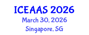 International Conference on Economic and Administrative Sciences (ICEAAS) March 30, 2026 - Singapore, Singapore International Conference on Economic and Administrative Sciences (ICEAAS) March 30, 2026 - Singapore, Singapore
