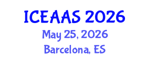 International Conference on Economic and Administrative Sciences (ICEAAS) May 25, 2026 - Barcelona, Spain International Conference on Economic and Administrative Sciences (ICEAAS) May 25, 2026 - Barcelona, Spain