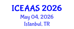 International Conference on Economic and Administrative Sciences (ICEAAS) May 04, 2026 - Istanbul, Turkey International Conference on Economic and Administrative Sciences (ICEAAS) May 04, 2026 - Istanbul, Turkey