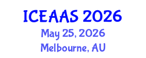 International Conference on Economic and Administrative Sciences (ICEAAS) May 25, 2026 - Melbourne, Australia International Conference on Economic and Administrative Sciences (ICEAAS) May 25, 2026 - Melbourne, Australia