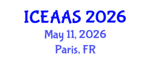International Conference on Economic and Administrative Sciences (ICEAAS) May 11, 2026 - Paris, France International Conference on Economic and Administrative Sciences (ICEAAS) May 11, 2026 - Paris, France