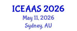International Conference on Economic and Administrative Sciences (ICEAAS) May 11, 2026 - Sydney, Australia International Conference on Economic and Administrative Sciences (ICEAAS) May 11, 2026 - Sydney, Australia