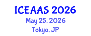 International Conference on Economic and Administrative Sciences (ICEAAS) May 25, 2026 - Tokyo, Japan International Conference on Economic and Administrative Sciences (ICEAAS) May 25, 2026 - Tokyo, Japan