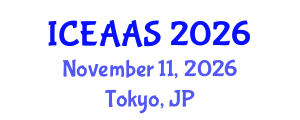 International Conference on Economic and Administrative Sciences (ICEAAS) November 11, 2026 - Tokyo, Japan International Conference on Economic and Administrative Sciences (ICEAAS) November 11, 2026 - Tokyo, Japan