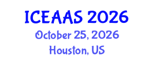 International Conference on Economic and Administrative Sciences (ICEAAS) October 25, 2026 - Houston, United States International Conference on Economic and Administrative Sciences (ICEAAS) October 25, 2026 - Houston, United States