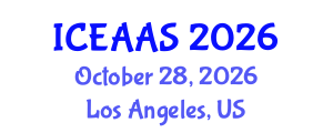 International Conference on Economic and Administrative Sciences (ICEAAS) October 28, 2026 - Los Angeles, United States International Conference on Economic and Administrative Sciences (ICEAAS) October 28, 2026 - Los Angeles, United States