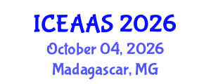 International Conference on Economic and Administrative Sciences (ICEAAS) October 04, 2026 - Madagascar, Madagascar International Conference on Economic and Administrative Sciences (ICEAAS) October 04, 2026 - Madagascar, Madagascar