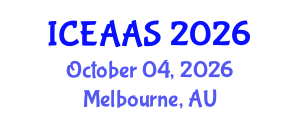 International Conference on Economic and Administrative Sciences (ICEAAS) October 04, 2026 - Melbourne, Australia International Conference on Economic and Administrative Sciences (ICEAAS) October 04, 2026 - Melbourne, Australia
