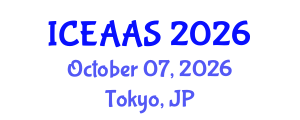 International Conference on Economic and Administrative Sciences (ICEAAS) October 07, 2026 - Tokyo, Japan International Conference on Economic and Administrative Sciences (ICEAAS) October 07, 2026 - Tokyo, Japan