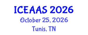 International Conference on Economic and Administrative Sciences (ICEAAS) October 25, 2026 - Tunis, Tunisia International Conference on Economic and Administrative Sciences (ICEAAS) October 25, 2026 - Tunis, Tunisia